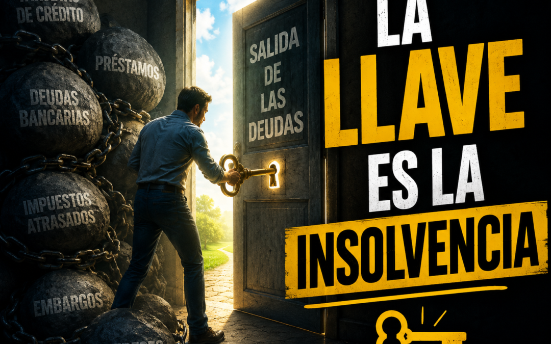 LA LLAVE PARA SALIR DE LAS DEUDAS, ES LA LEY DE INSOLVENCIA Y TE EXPLICAMOS CÓMO